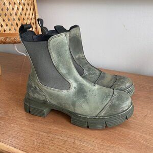 Ganni Rubber Rain Boots Size 39